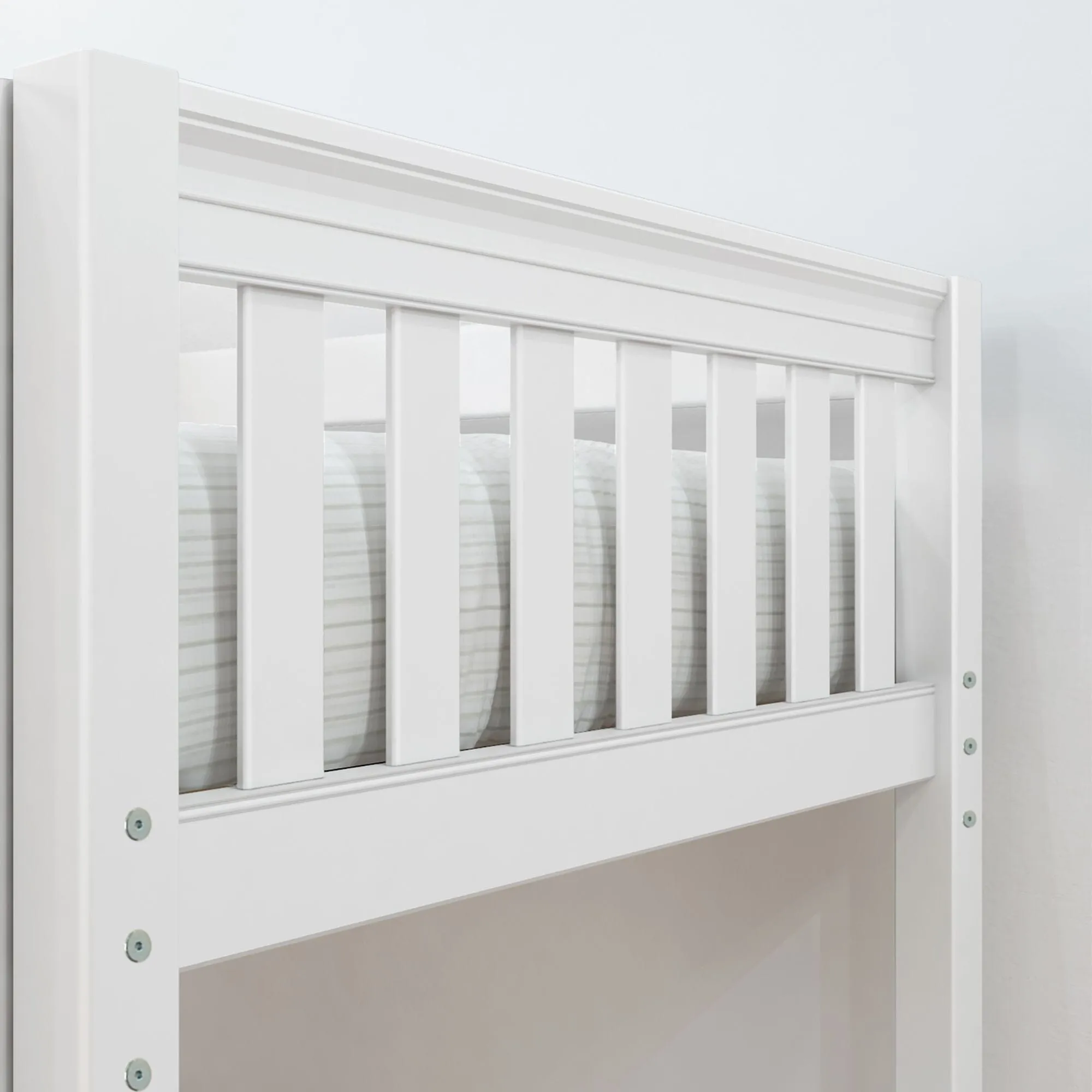 Queen High Quad Bunk with Stairs in Middle