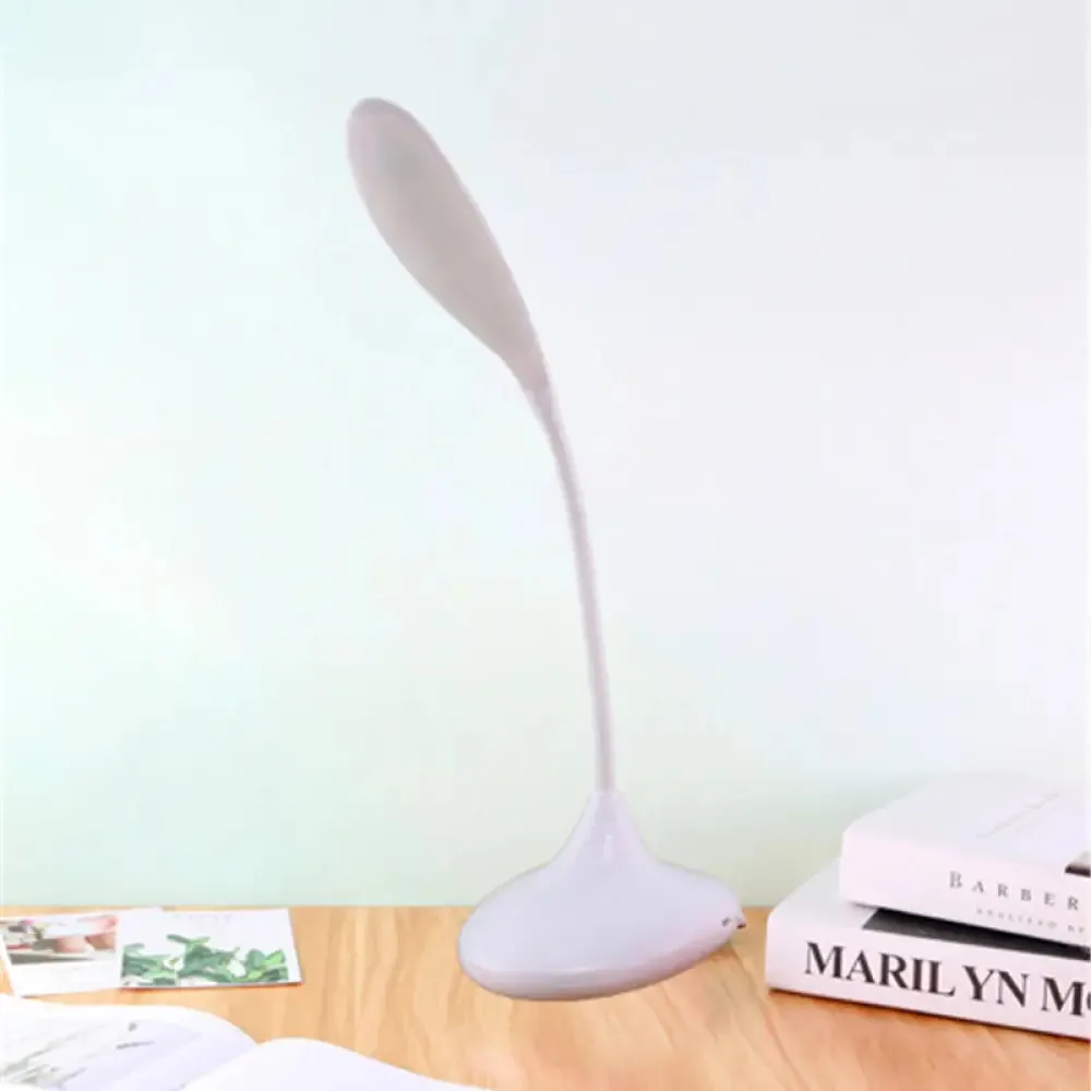 Rotatable Arm LED Desk Lamp Blue/White with USB Charging - Ideal for Study and Reading