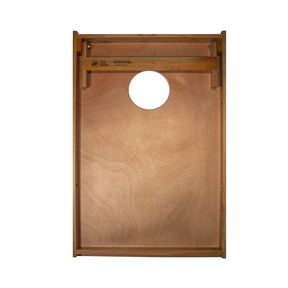 Rustic USA Flag Backyard 2300 Cornhole Boards