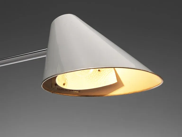 S. Björklund and L. Gustafsson Swedish "Delux" Desk Lamp in Chromed Steel