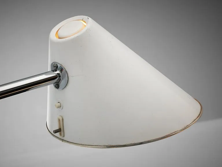 S. Björklund and L. Gustafsson Swedish "Delux" Desk Lamp in Chromed Steel