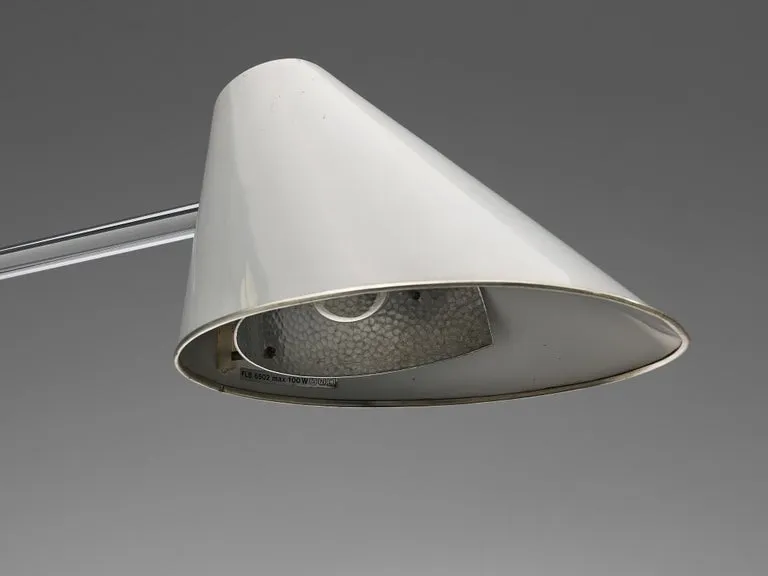 S. Björklund and L. Gustafsson Swedish "Delux" Desk Lamp in Chromed Steel