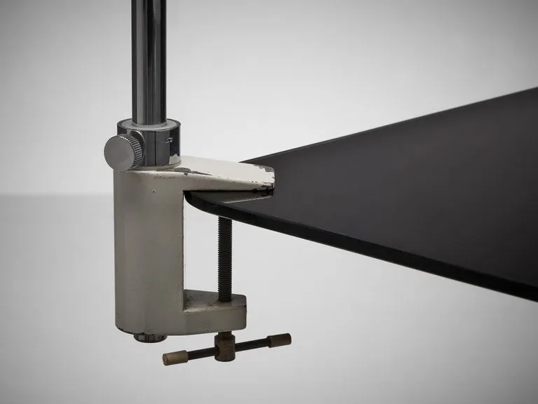 S. Björklund and L. Gustafsson Swedish "Delux" Desk Lamp in Chromed Steel