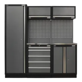 Sealey APMSSTACK02SS Superline Pro 2.0m Storage System - Stainless Worktop
