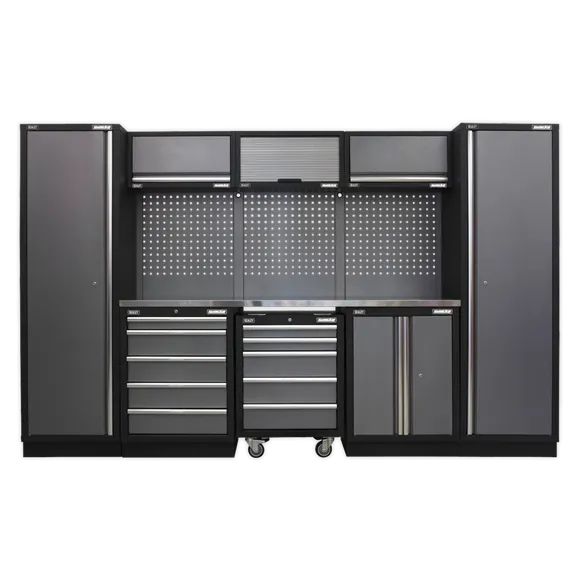 Sealey APMSSTACK03SS Superline Pro 3.2m Storage System - Stainless Worktop