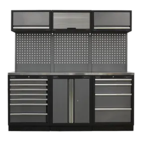 Sealey APMSSTACK07SS Superline Pro 2.0m Storage System - Stainless Worktop