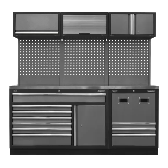 Sealey APMSSTACK14SS Modular Storage System Combo - Stainless Steel Worktop