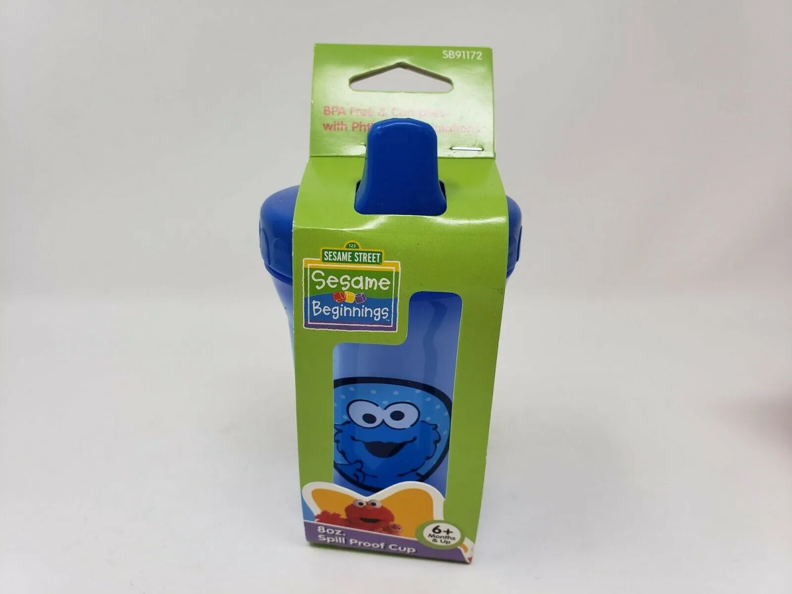 Sesame Street Sesame Beginnings 8oz. Spill Proof Cups
