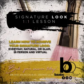 Signature Look 1:1 Lesson