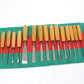 SOLD - 15 Piece Scharwaechter Carving Tool Set
