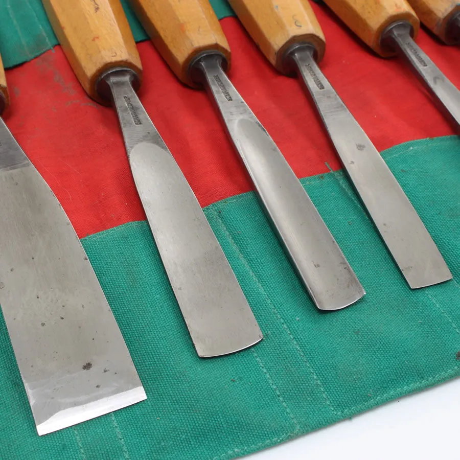 SOLD - 15 Piece Scharwaechter Carving Tool Set