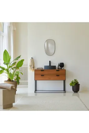 Solid Acacia Vanity Unit | Tikamoon Urban