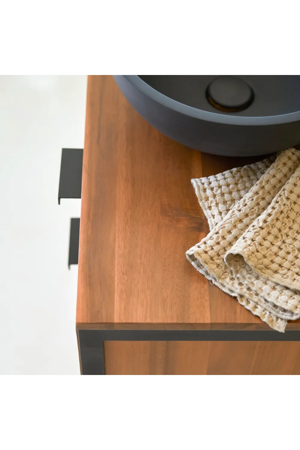 Solid Acacia Vanity Unit | Tikamoon Urban