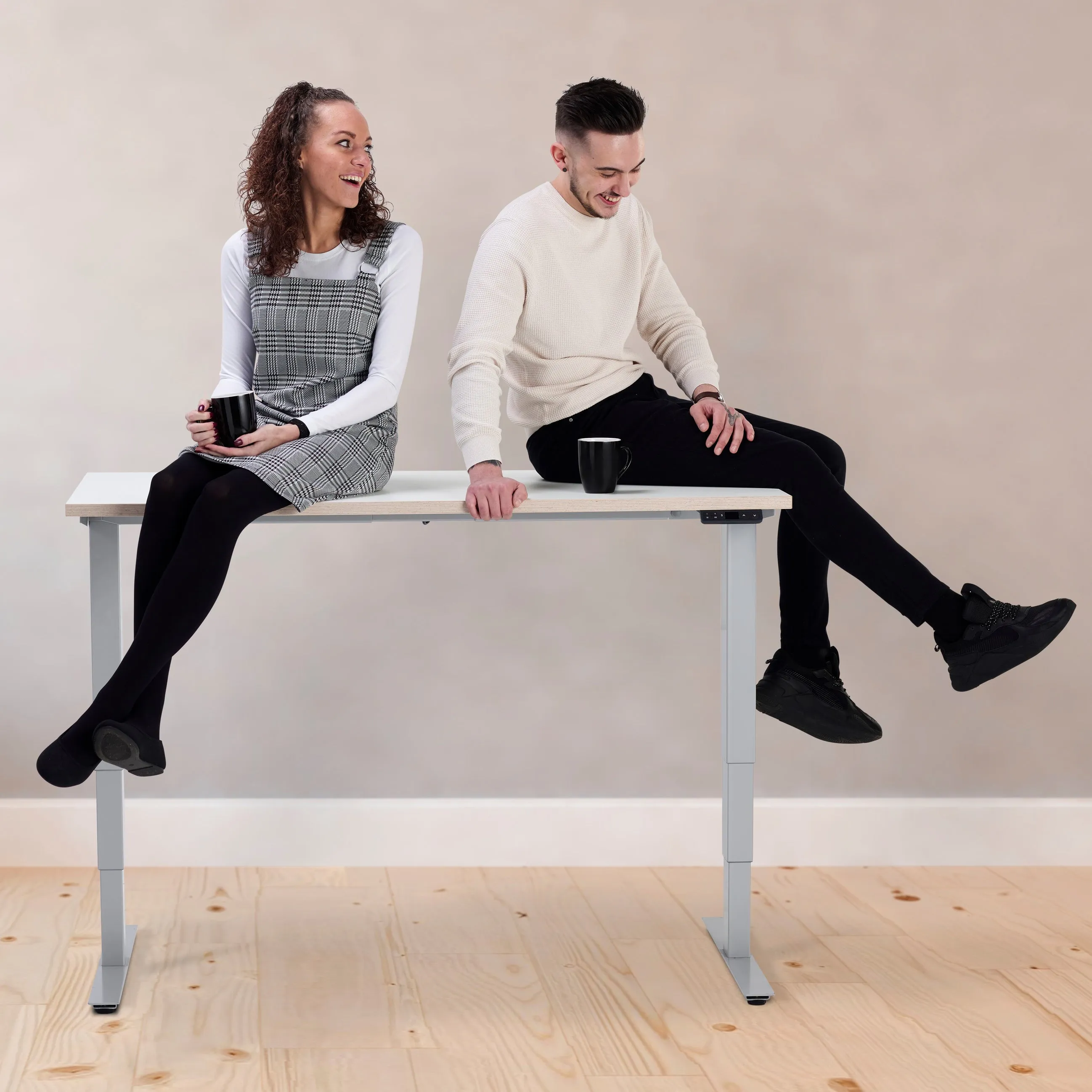 Stockholm Extra Heavy Duty Sit Stand Desk (with Bluetooth Control)
