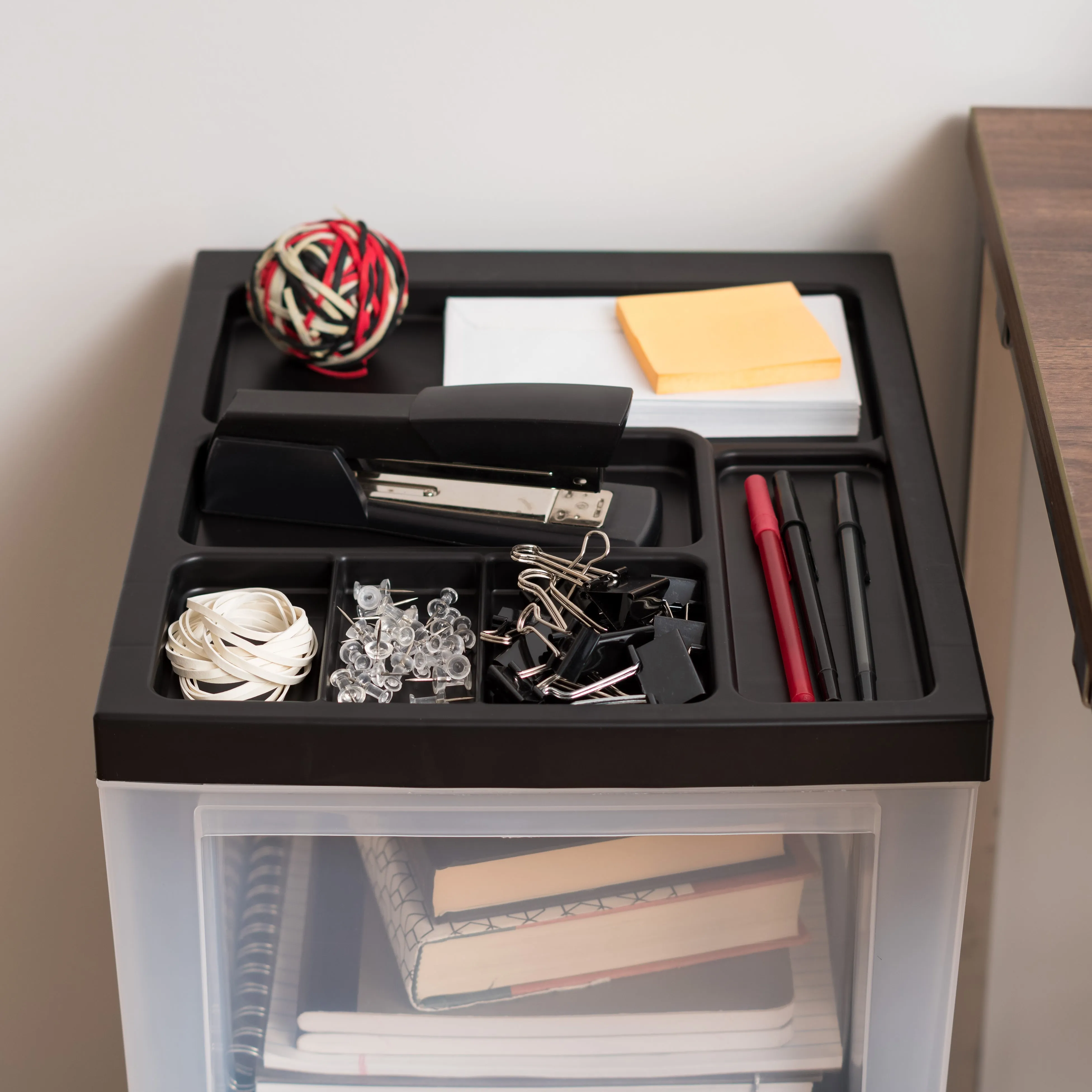 Storage Drawer Cart with Organizer Top - 3 Drawer