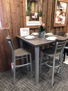 Telescope 42" Square MGP Bar Height Table with 4 Chairs