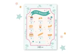 The Bakery Pretend Play Notepad