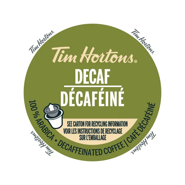 Tim Hortons Decaf Coffee K-Cup® Pods 12 Pack