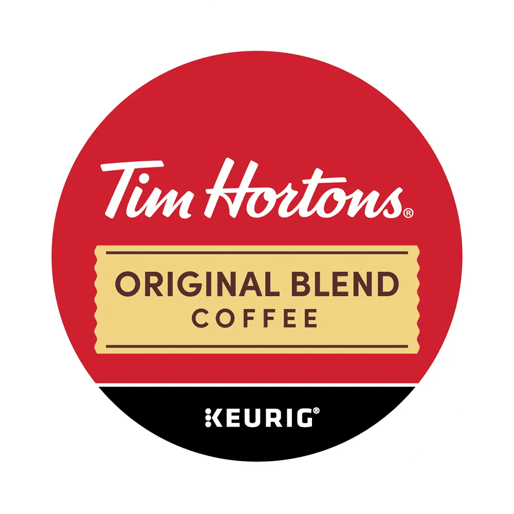 Tim Hortons Original Blend Medium Roast K-Cup Coffee Pods for Keurig Brewers, 72 Ct
