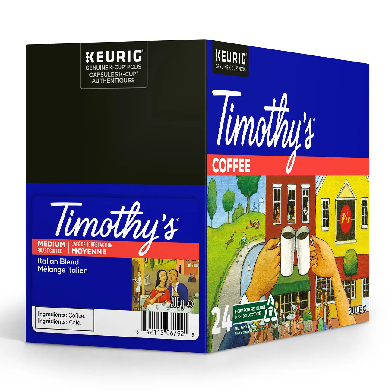 Timothy's Italian Roast K-Cup® Pods 24 Pack