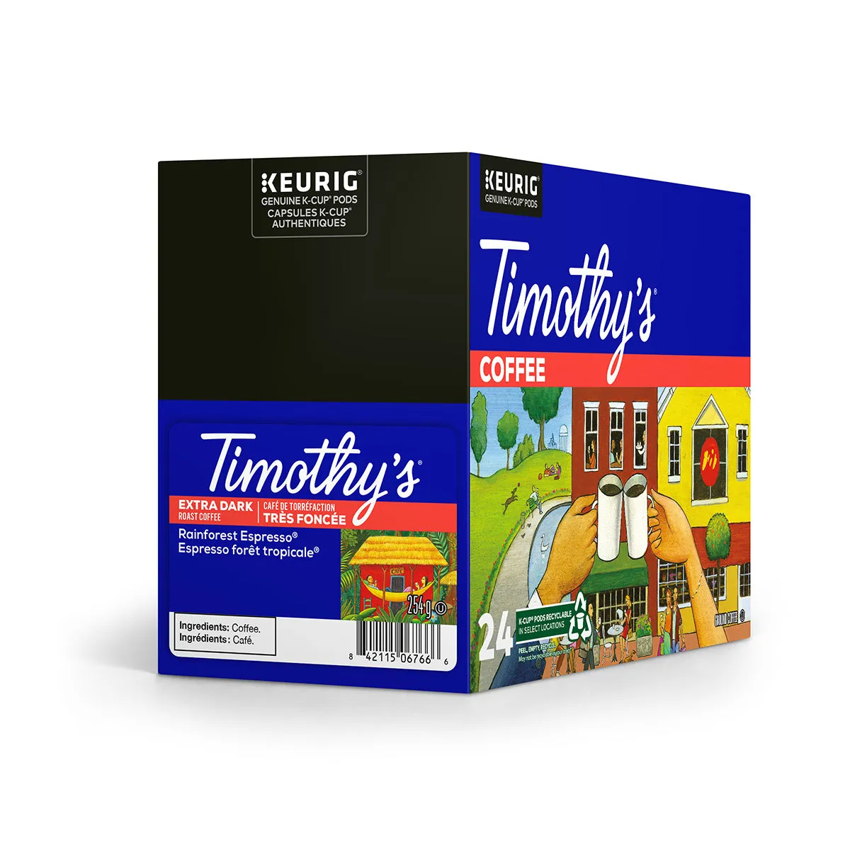 Timothy's Rainforest Espresso XB K-Cup® Pods 24 Pack