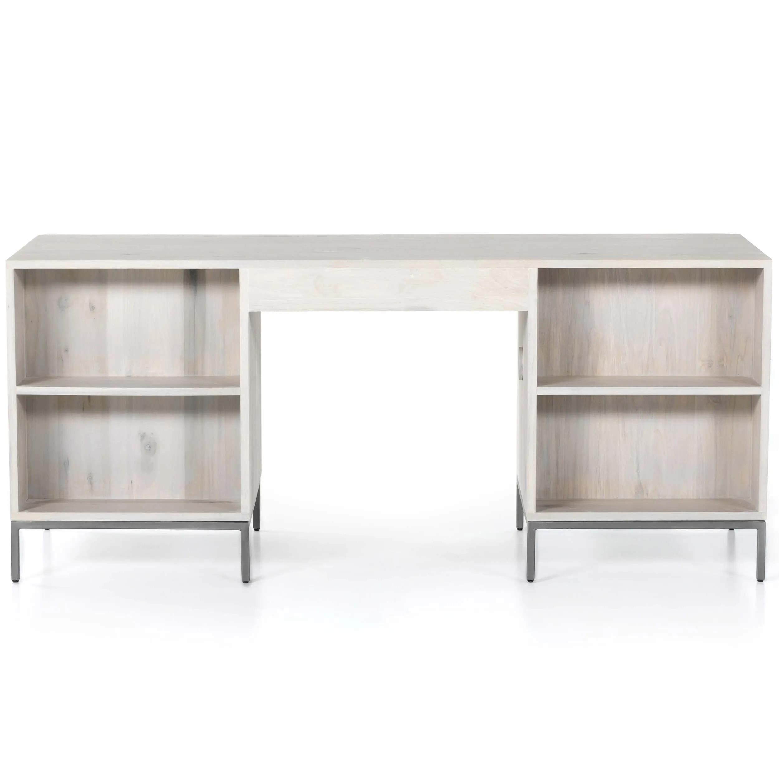 Trey Executive Desk, Dove Poplar