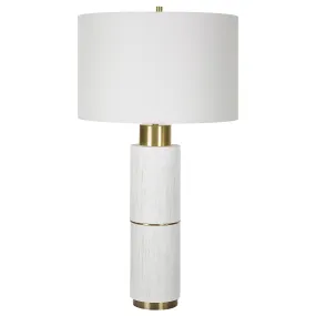 Uttermost Ruse Whitewashed Table Lamp