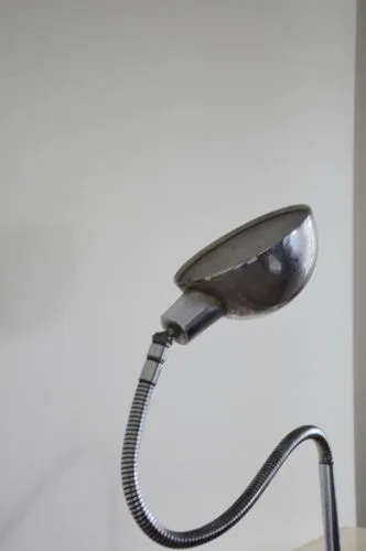 vintage industrial FRENCH JUMO 210 desk lamp with clamp 