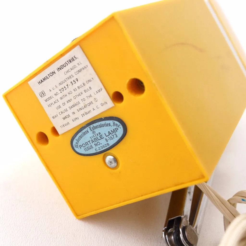 Vintage Retro Folding Lamp Cube by Hamilton Industries (c.1960s)