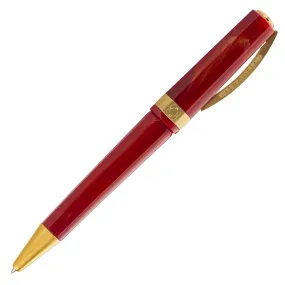 Visconti Opera Gold Ballpoint Pen Red