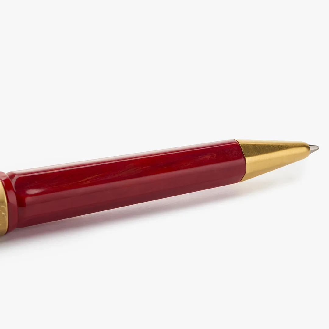 Visconti Opera Gold Ballpoint Pen Red