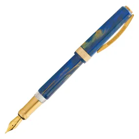 Visconti Opera Gold Fountain Pen D.S Blue