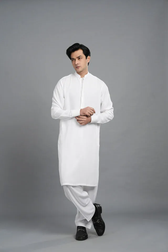 White Kurta Style | Shalwar Kameez  SQ-10