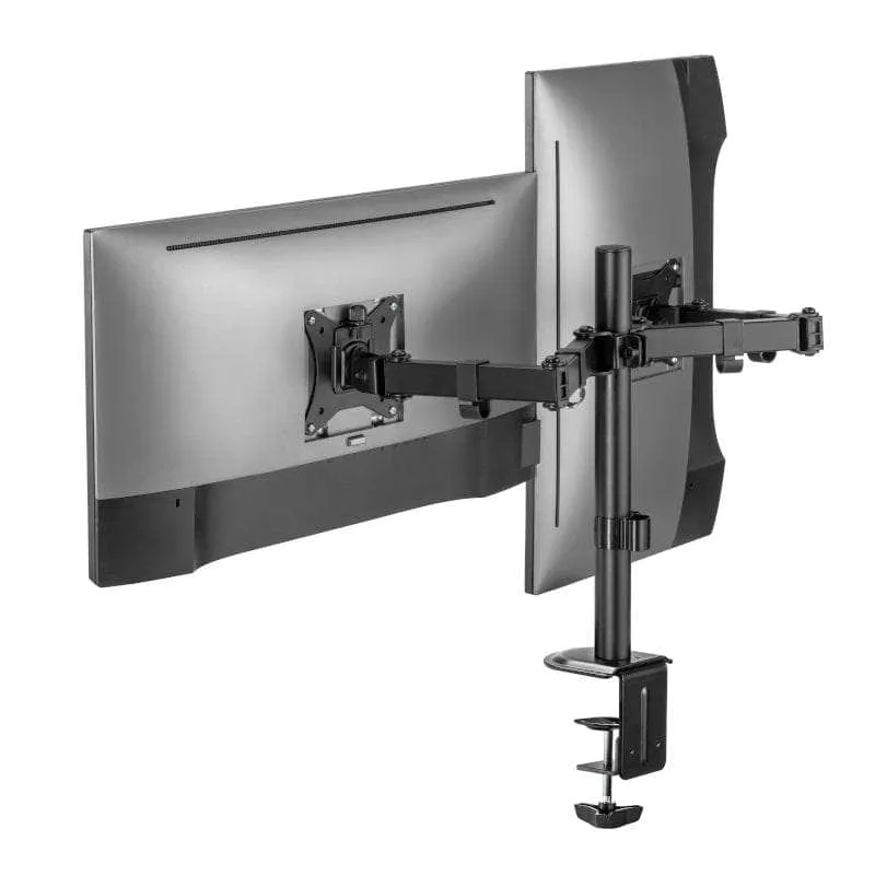 Winx Rise Simple Adjustable Dual Monitor Arm Wx Br107